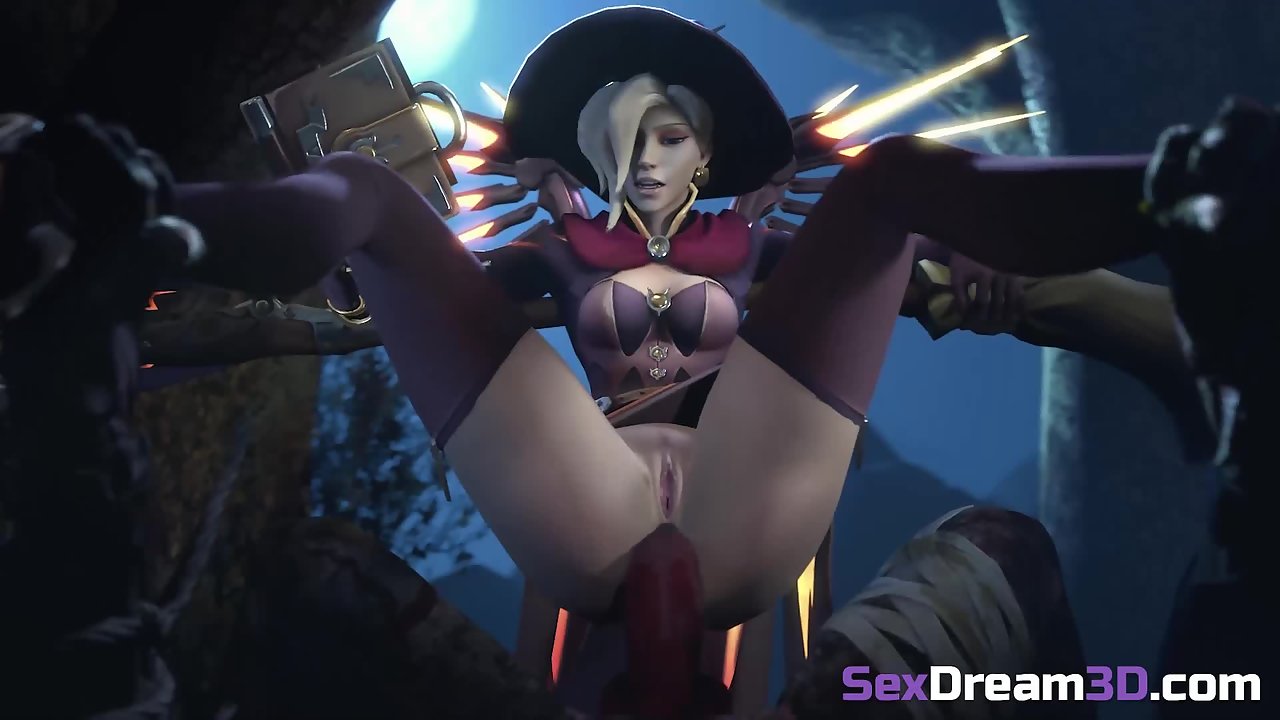 Overwatch Mercy deep ass fucked – music video compilation