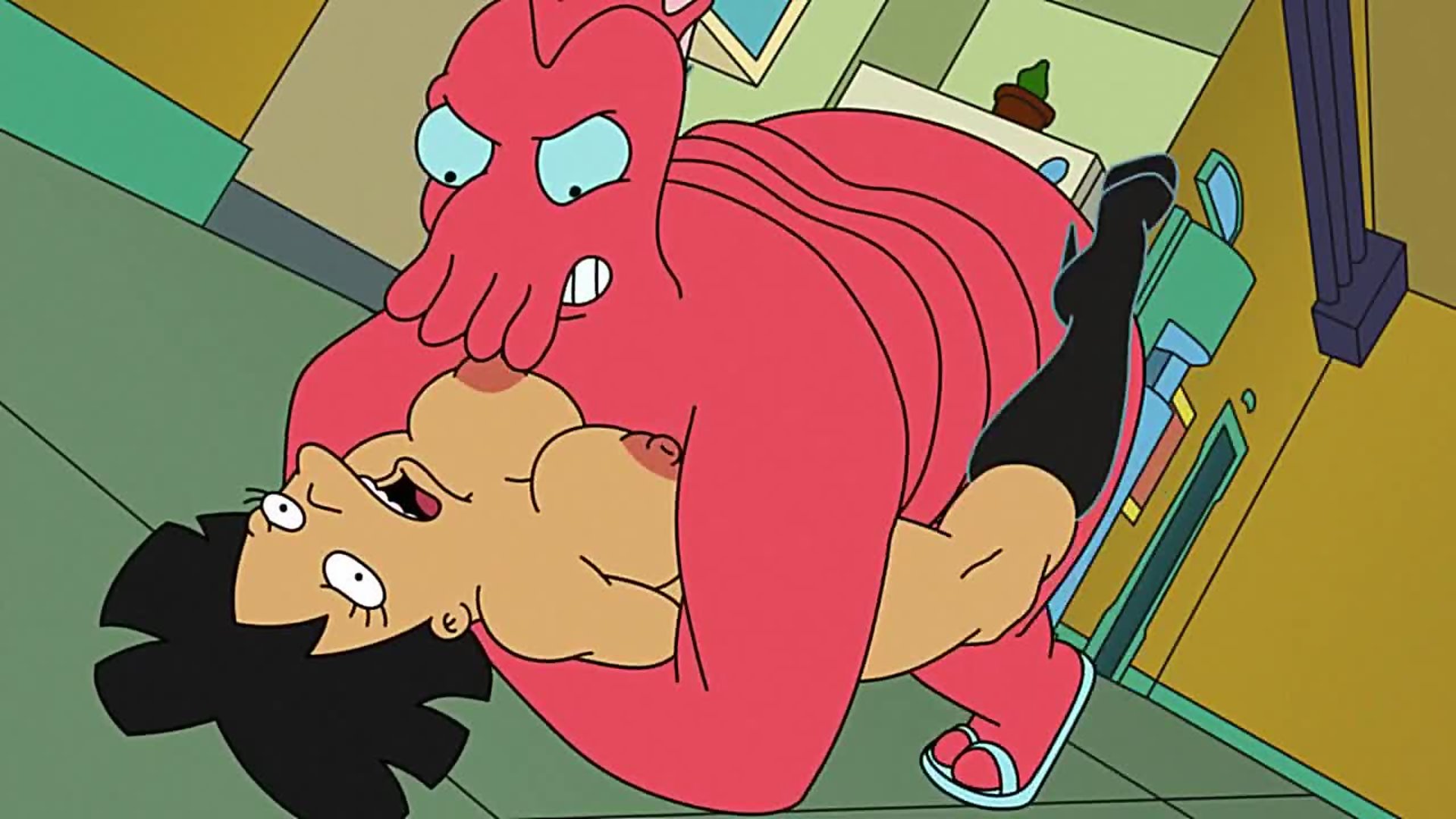 Amy Wong and Zoidberg debauchery with massive creampie