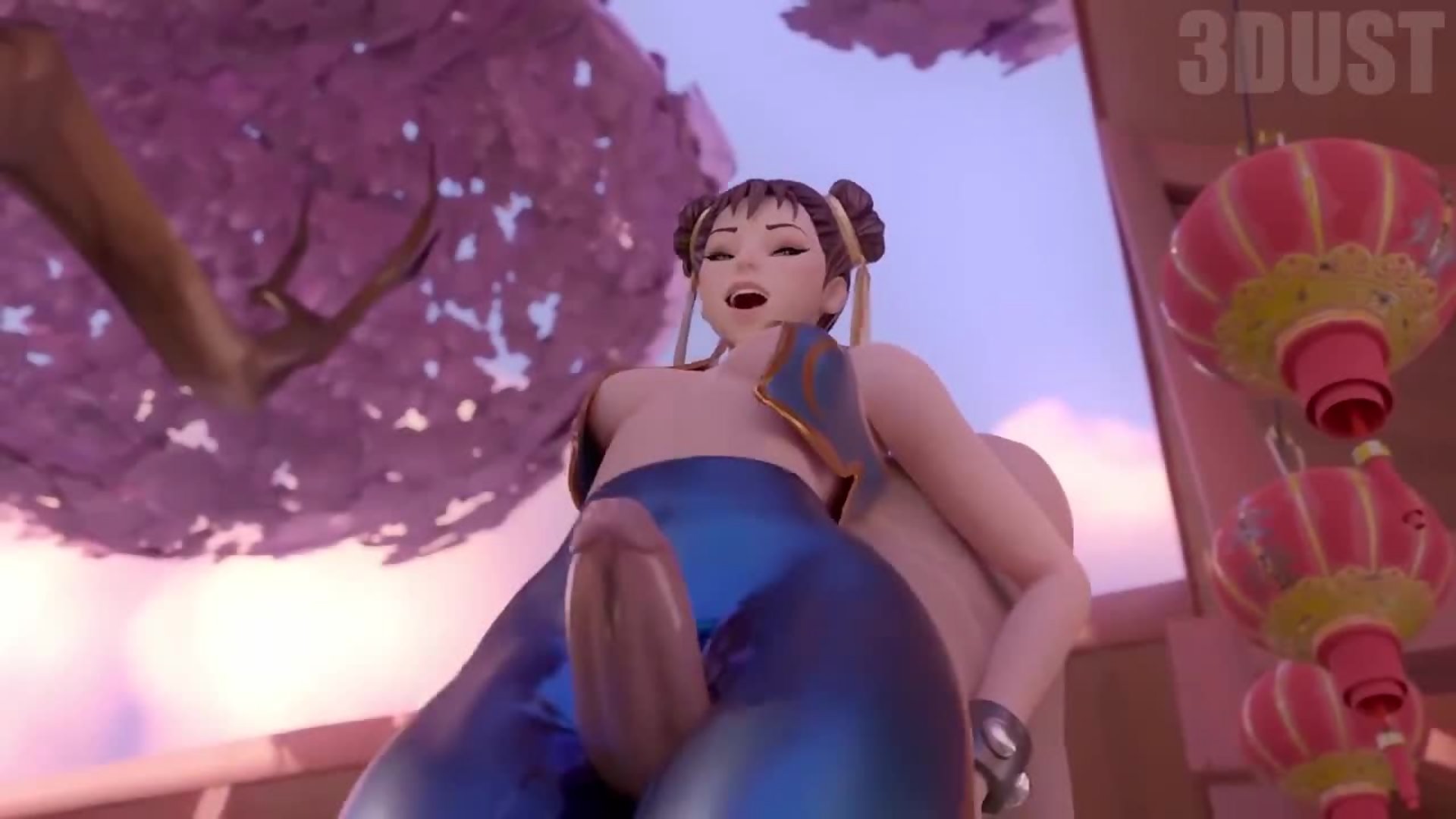 Chun Li's thighjob with cumshot